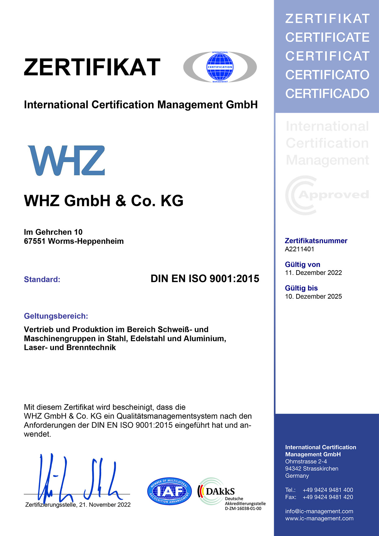 ZERTIFIKAT-03185-WHZ-GmbH-9001-2015-DE